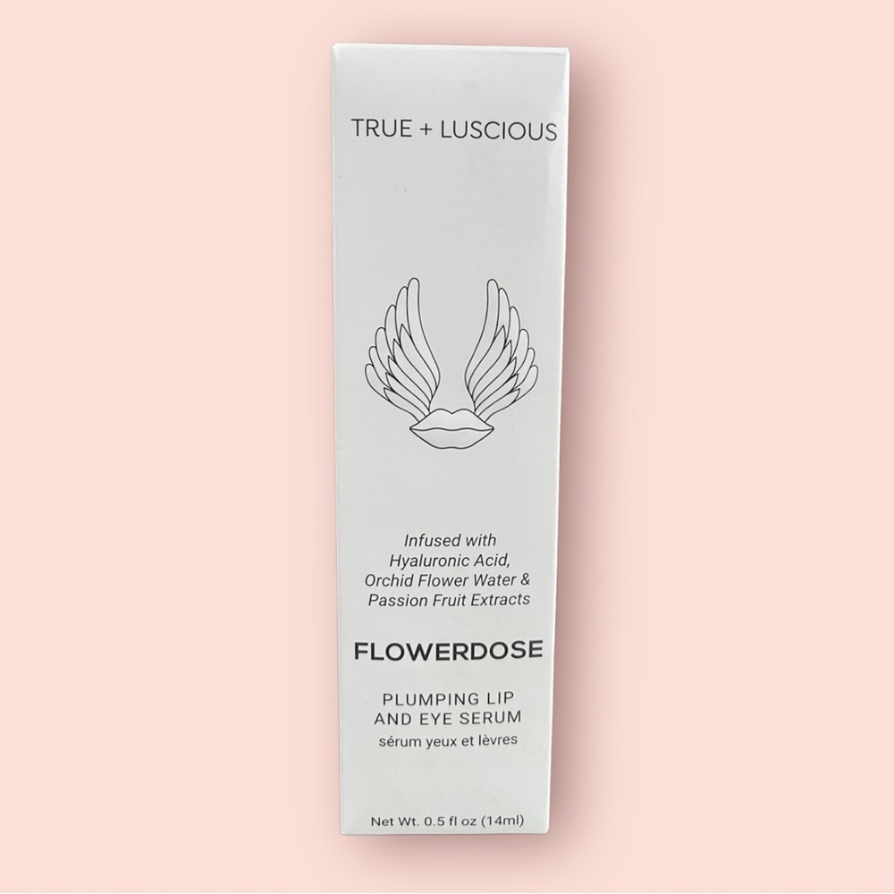 TRUE + LUSCIOUS FlowerDose | Lip Plumping + Eye Serum